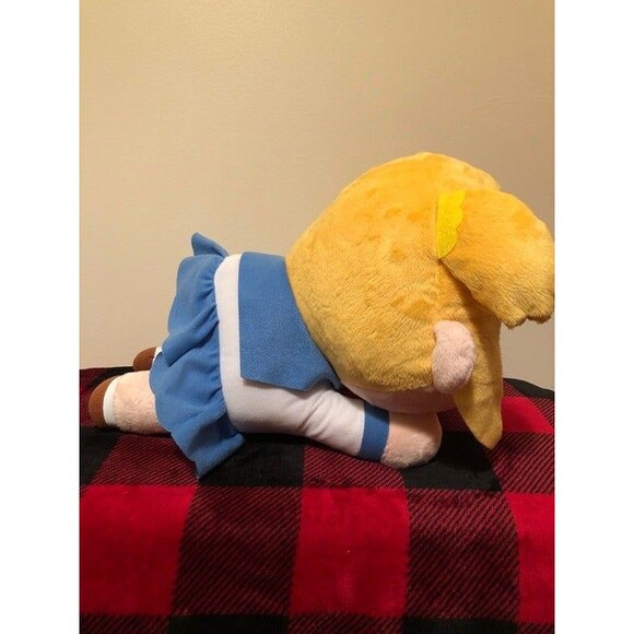 Pop Team Epic Popuko Plush Laying Down 14" Big Toreba Prize Plush Japan Import - Picture 3 of 9